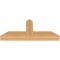 Ekena Millwork Portland Timber Gable Bracket, Western Red Cedar, 48"W x 20"H x 5 1/2"D x 5 1/2"F, 10/12 Pitch GBW048X20X0606POR00SWR - alternate 2